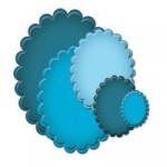 Classic Scalloped Ovals Large